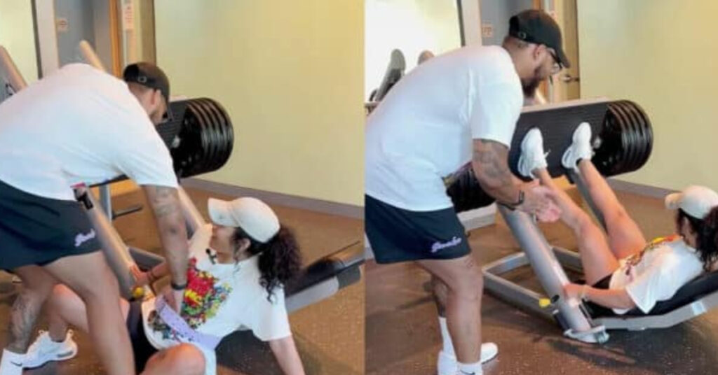 Lady catches gym instructor chopping her friend’s wife