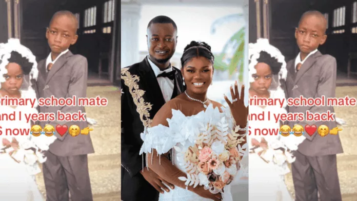 Man weds his primary school mate