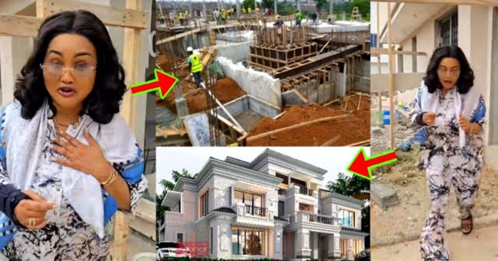 Nana Ama McBrown Flaunts Her New Mansion Under Construction