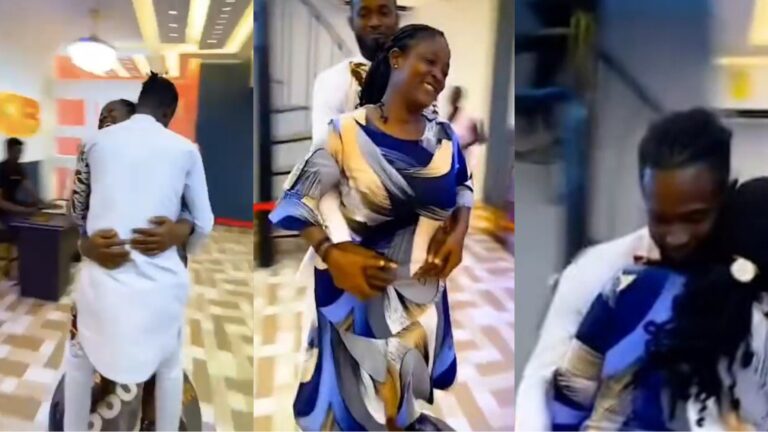 Video of young man and his mother takes over the internet