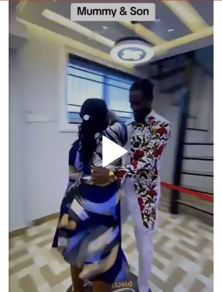 Video of young man and his mother takes over the internet