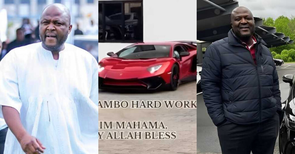 Ibrahim Mahama’s Daughter Flaunts ₵5M Lamborghini In Accra