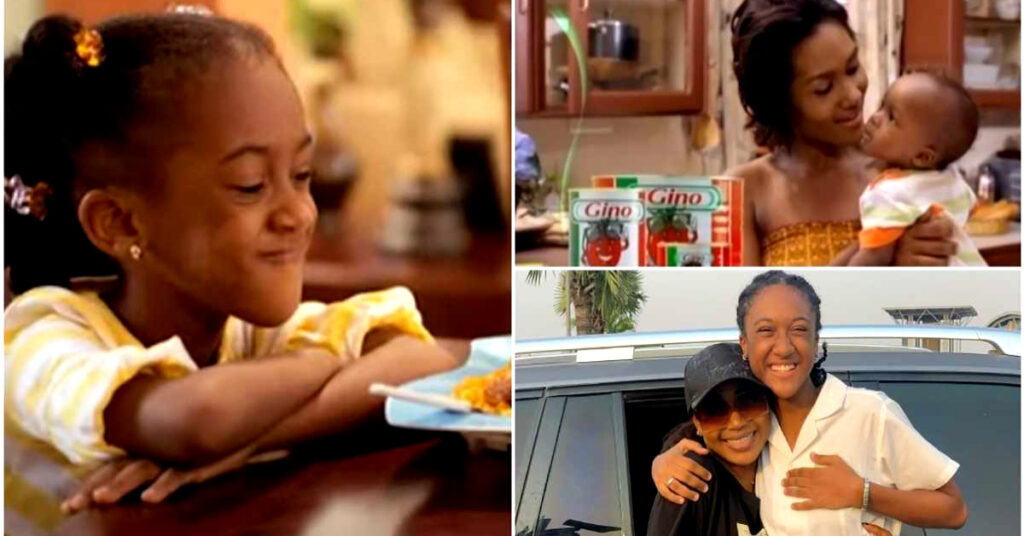 Little Girl Who Featured In Gino Advert Over A Decade Ago Grows Tall