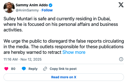 Details On Sulley Muntari's Alleged Detention in Dubai